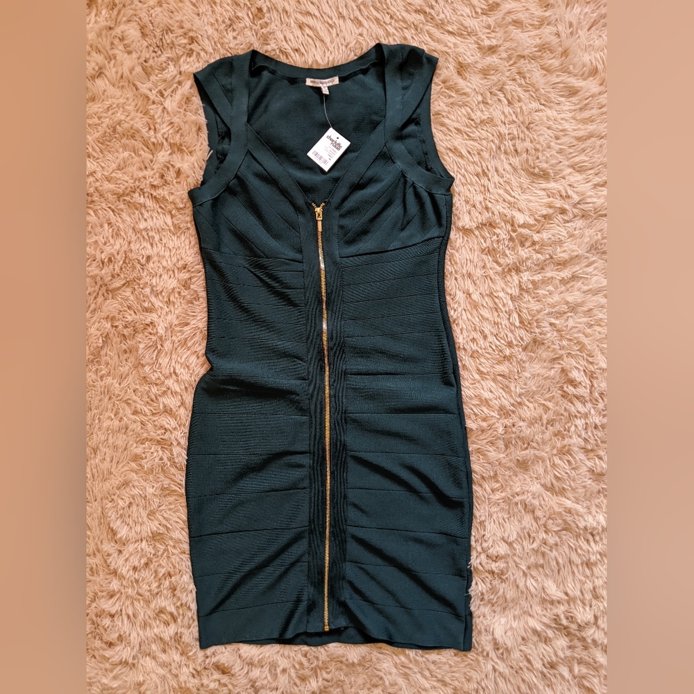 Emerald Green Bandage Dress